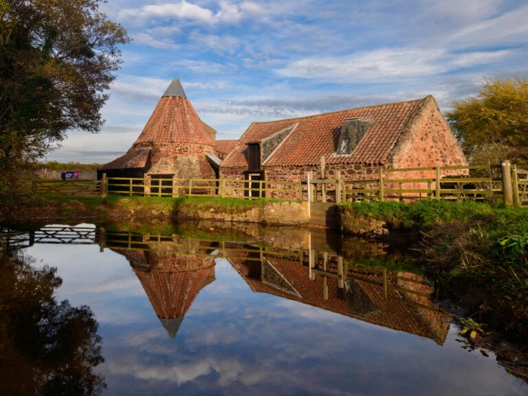 Preston Mill Sunny Reflection Visit East Lothian 1 768x576