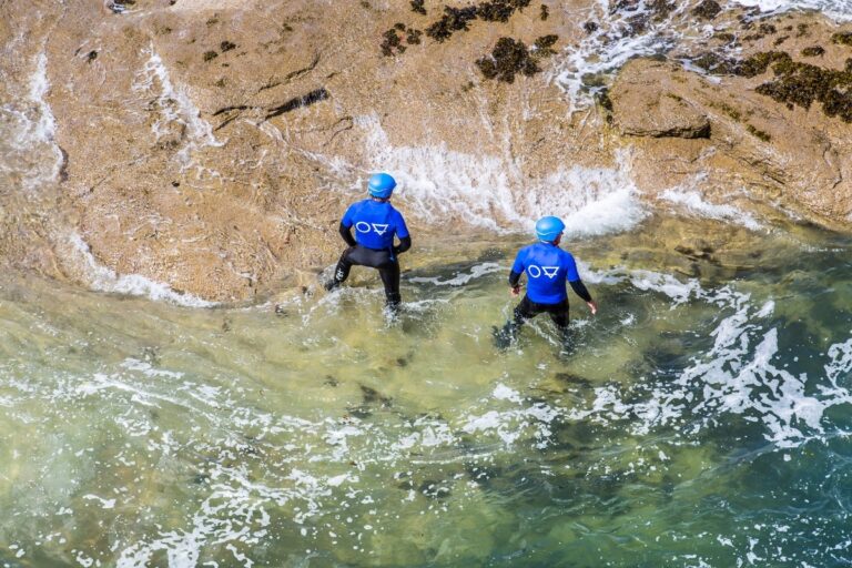 Coasteering in East Lothian by Dunbar and North berwick 768x512
