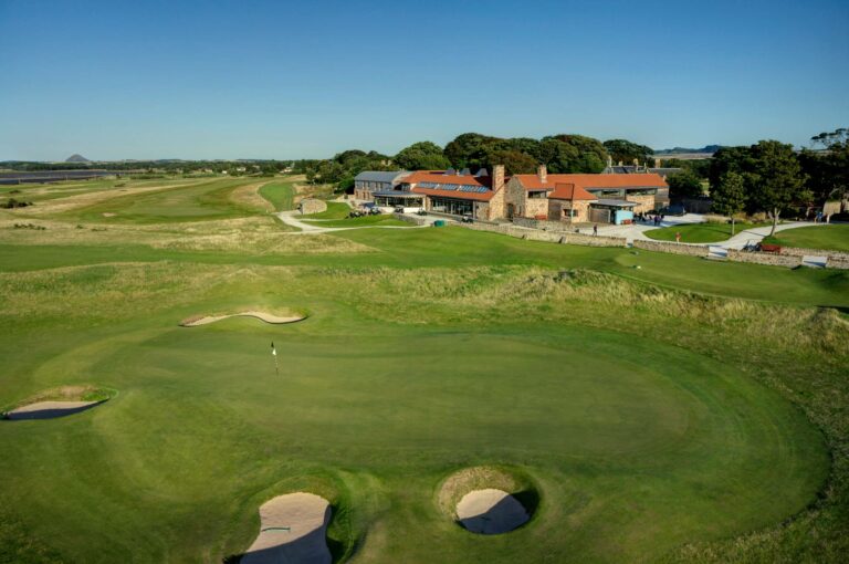 Craigielaw Golf Club Aerial Visit East Lothian 768x510