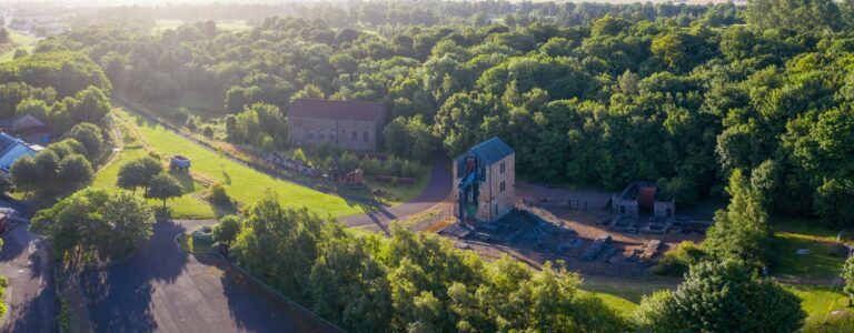 Prestongrange Museum Aerial View Visit East Lothian 768x300