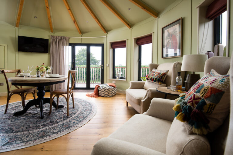 The Treehouse Dunglass Living Room Visit East Lothian 768x513