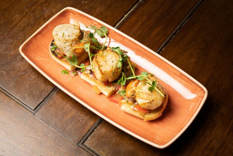 The Waterside Restaurant Scallops Visit East Lothian 768x516