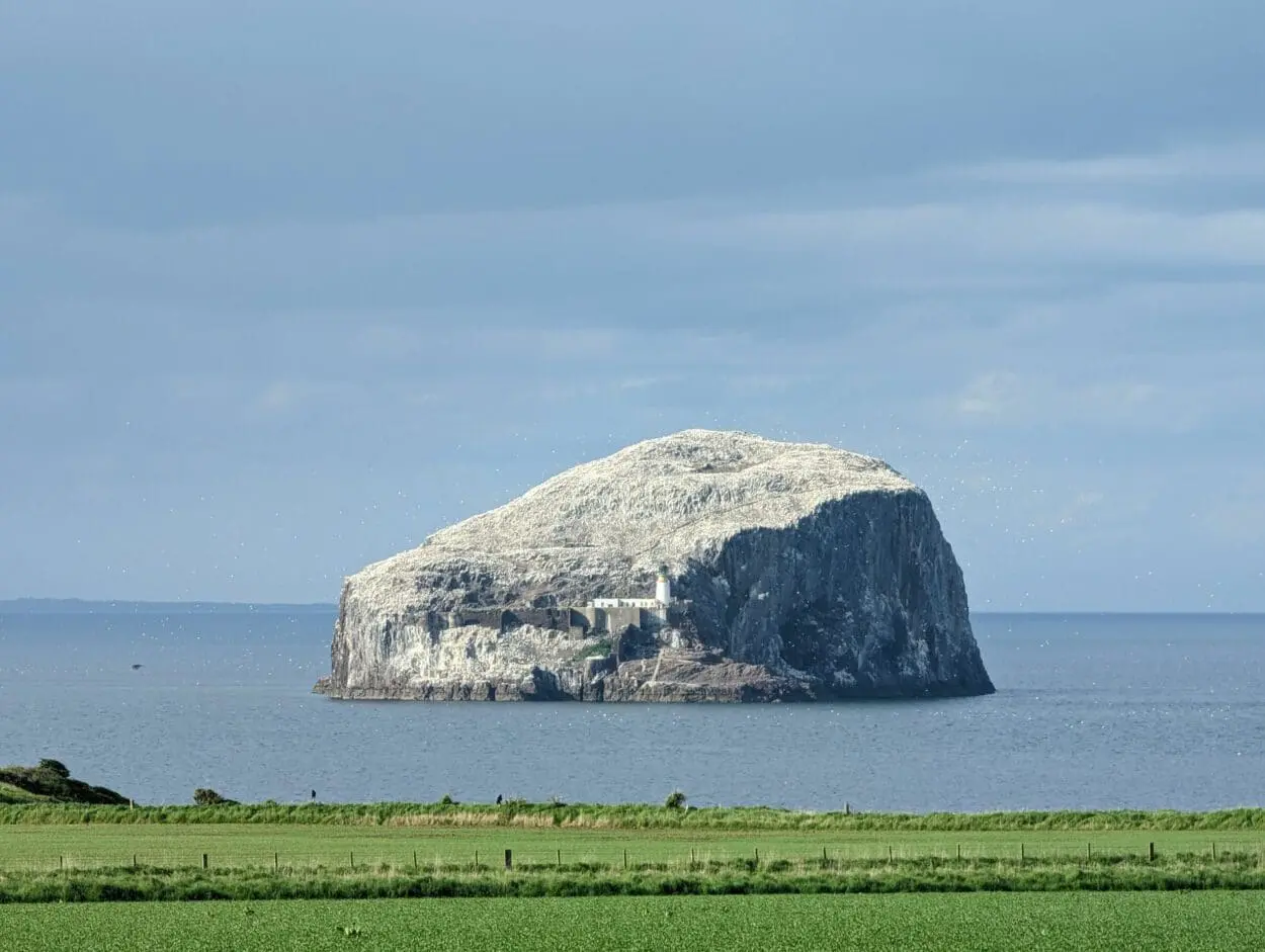 Vegan-EV-Travellers-Trip-to-East-Lothian-Bass-Rock