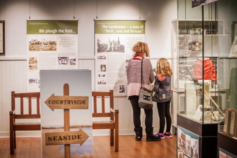 Coastal Communities Museum Lady and Girl Visit East Lothian EM large 768x512