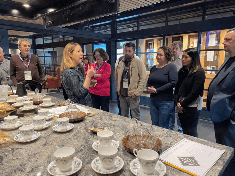 Tea tasting and storytelling with Sandra Benn 768x576